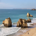 Praia da Rocha Algarve: vliegen op Faro en verblijven aan de boulevard